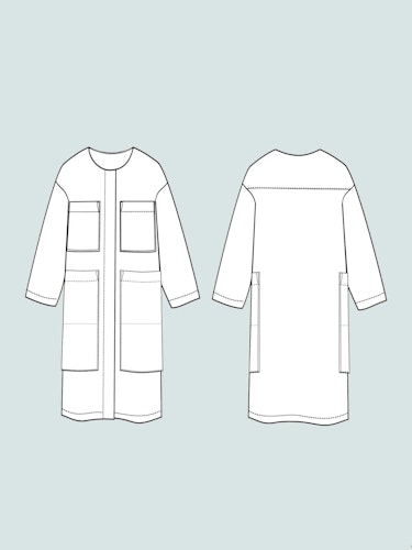 Lab coat, XL-3XL