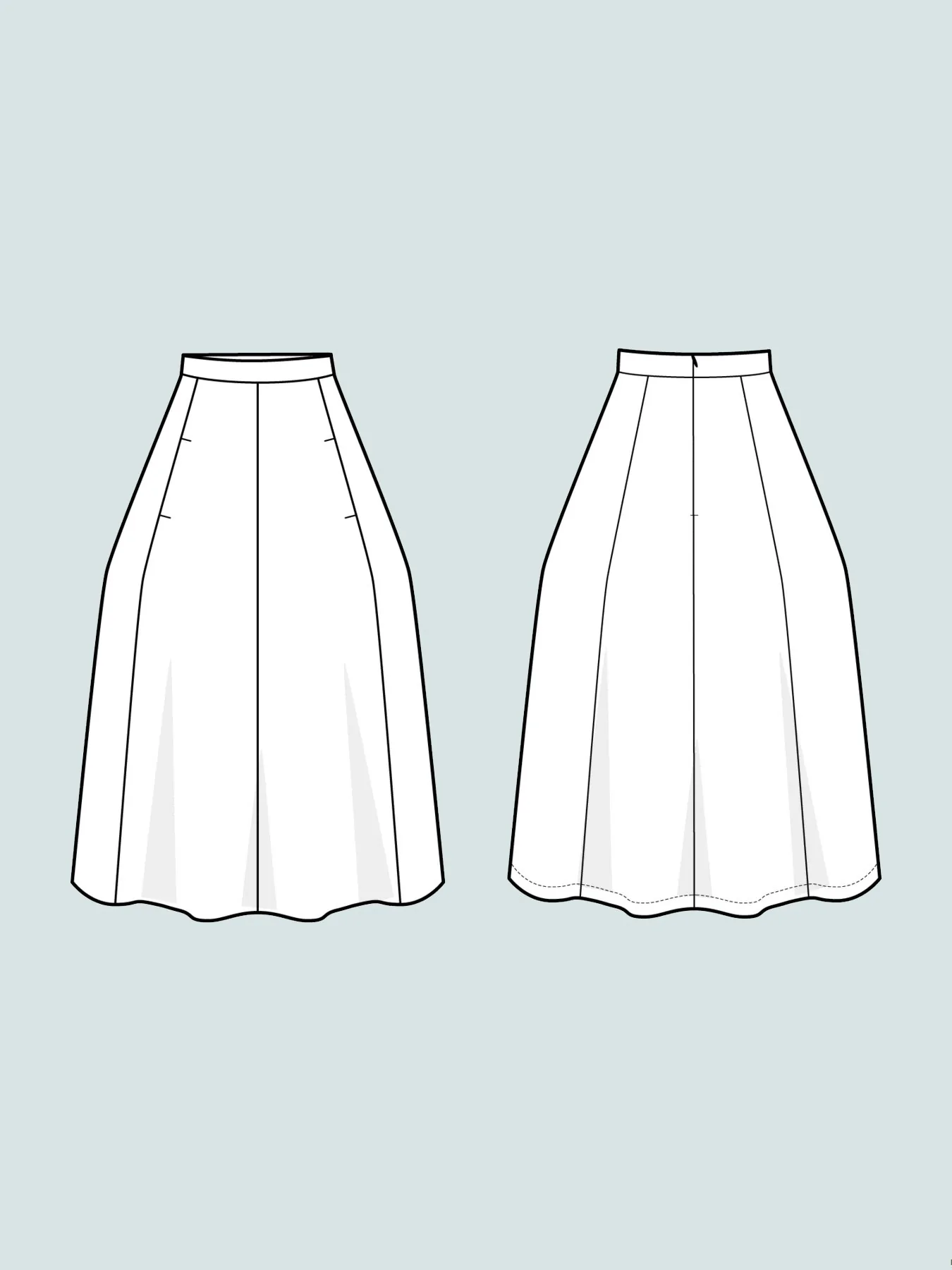Tulip skirt (XS-L)