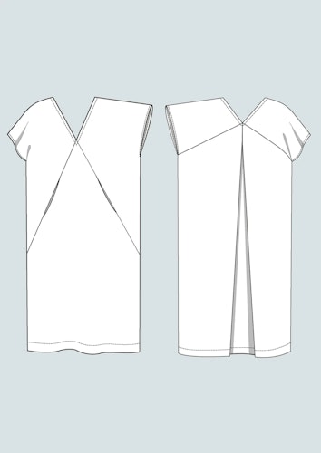 Minimalist kaftan dress (XS-3XL)