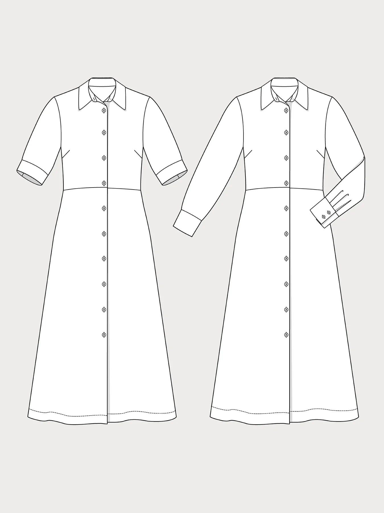 Shirt Dress (XS-L)