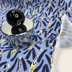 Bomull/elastan Poplin giraffer