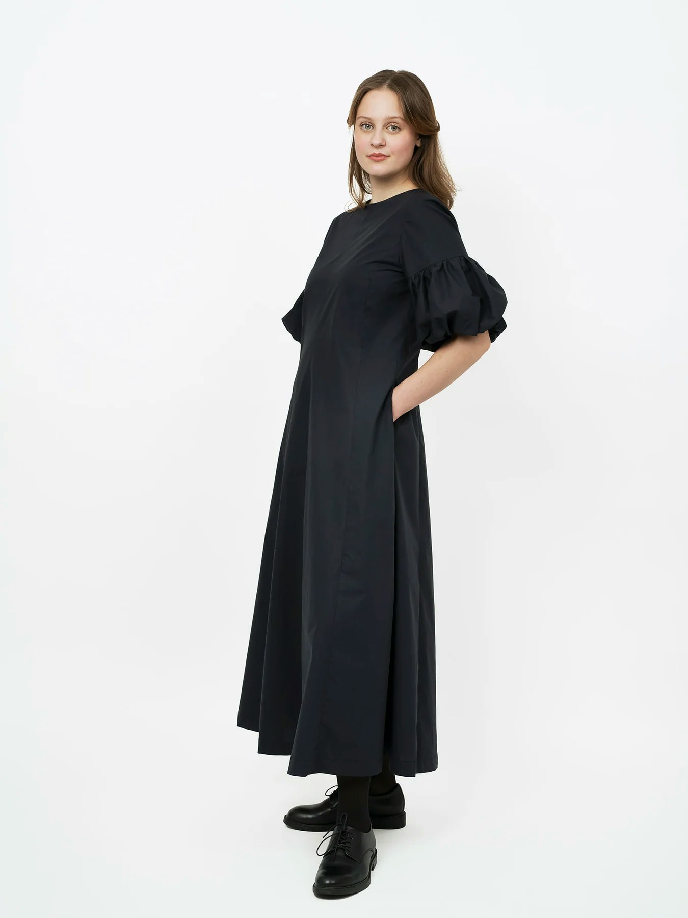 Balloon Sleeve Dress (XS-L)