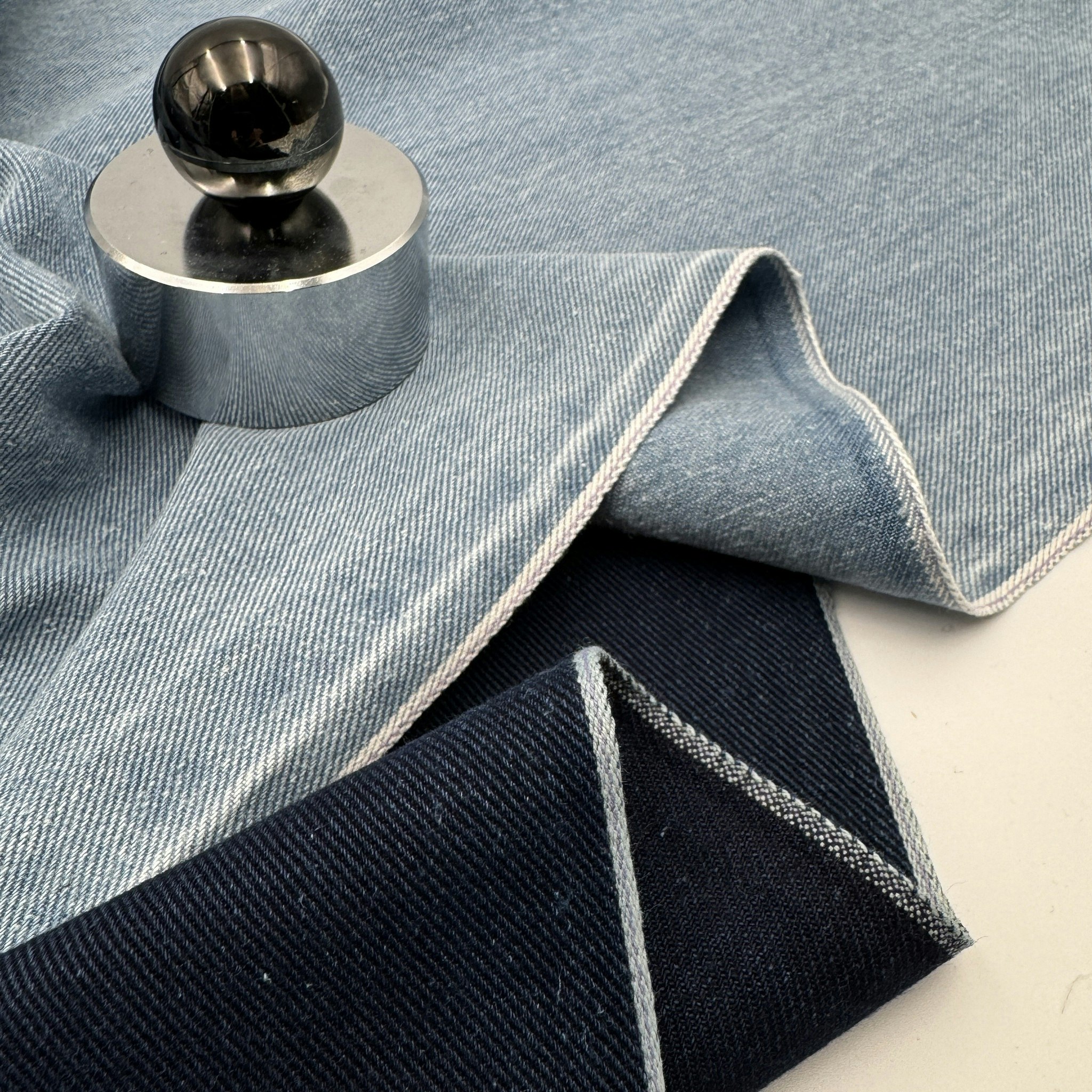Selvedge ekodenim mörk indigo Pangai*