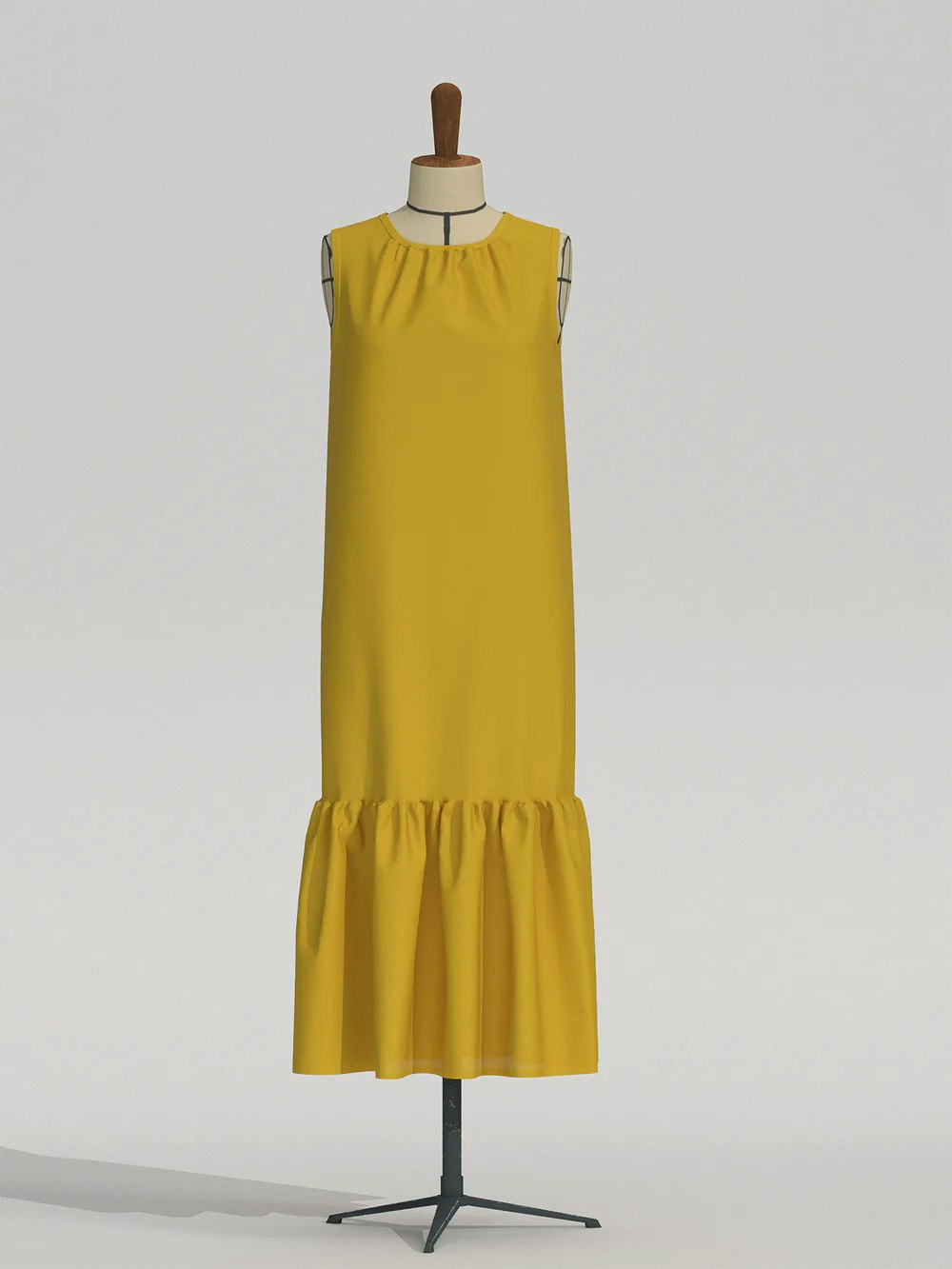 Drop Waist Dress (L-3XL)