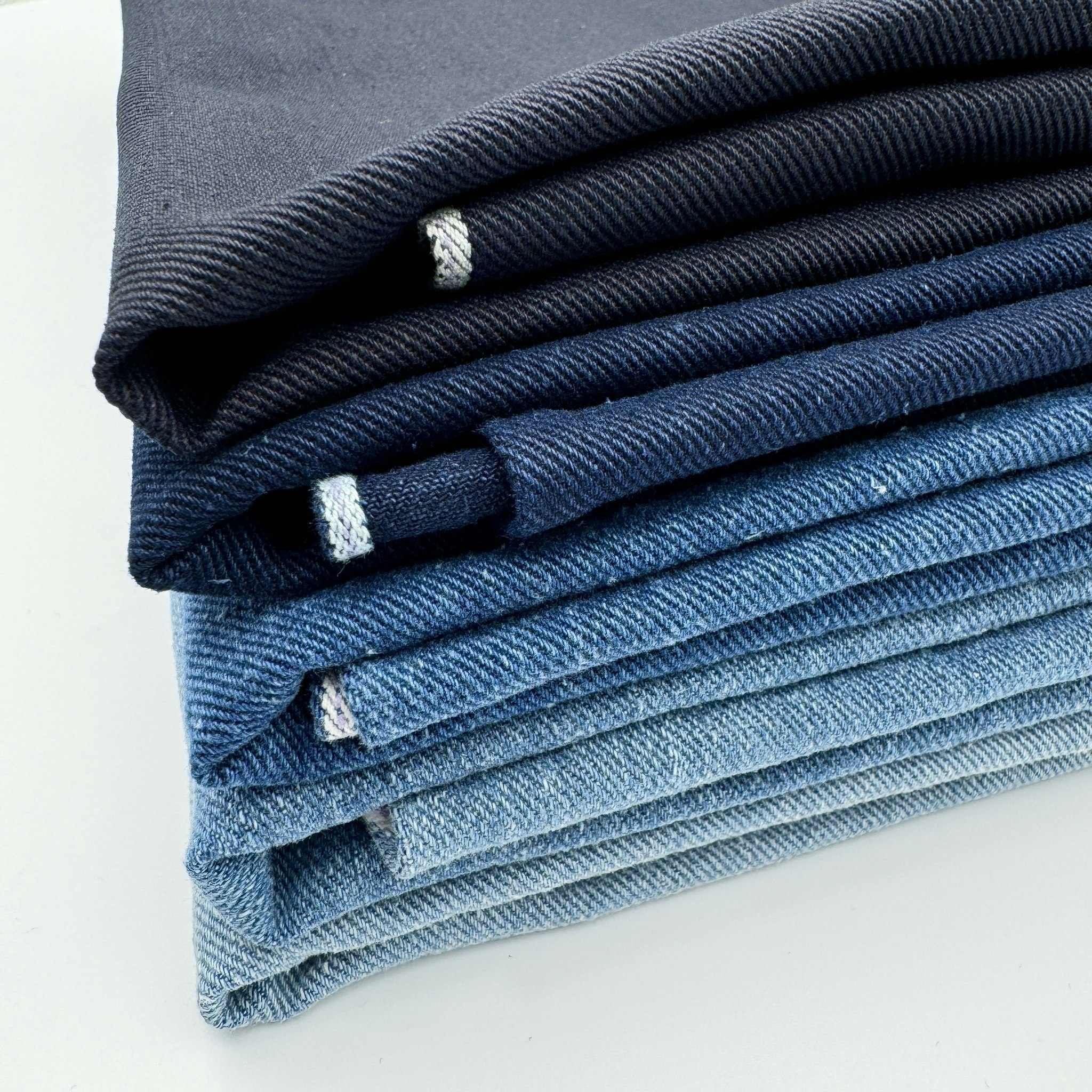 Selvedge ekodenim mörk indigo Pangai*