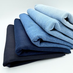Selvedge ekodenim mörk indigo Pangai*