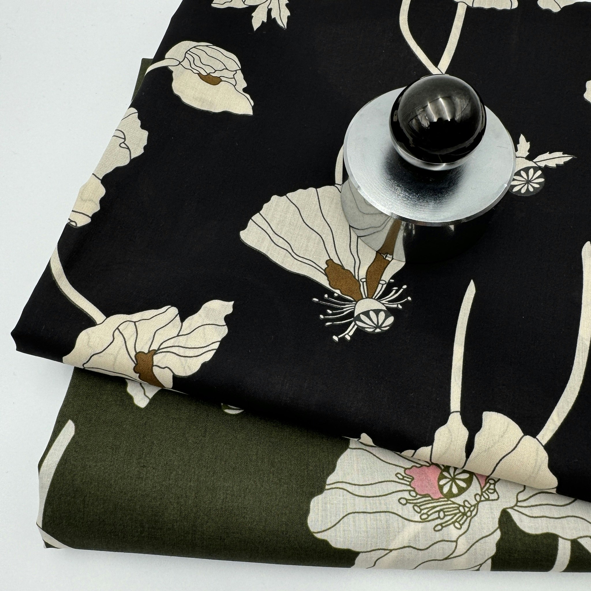 Liberty Tana lawn - Fragile blooms svart