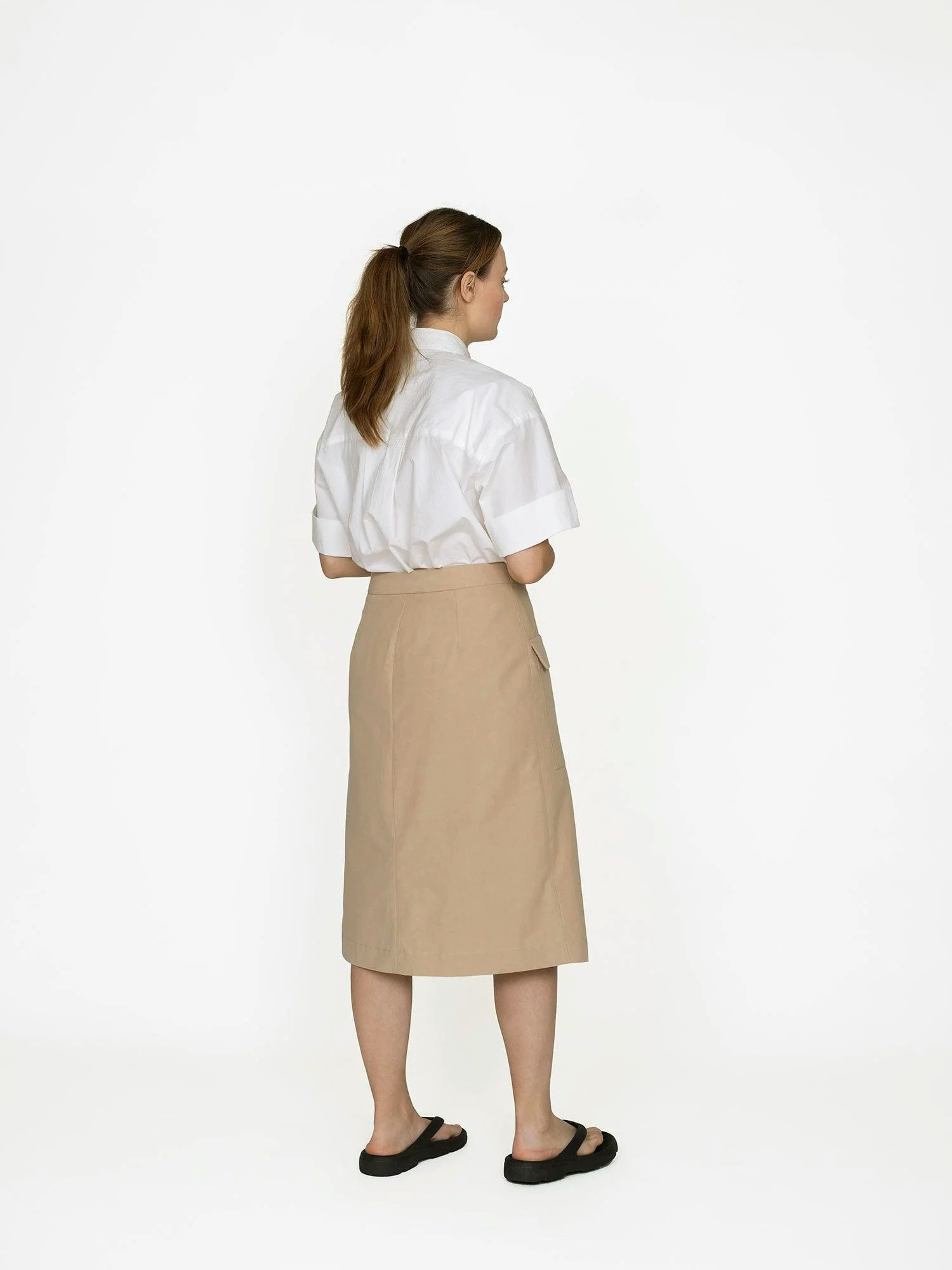 Assymetric Midi Skirt (XS-L)