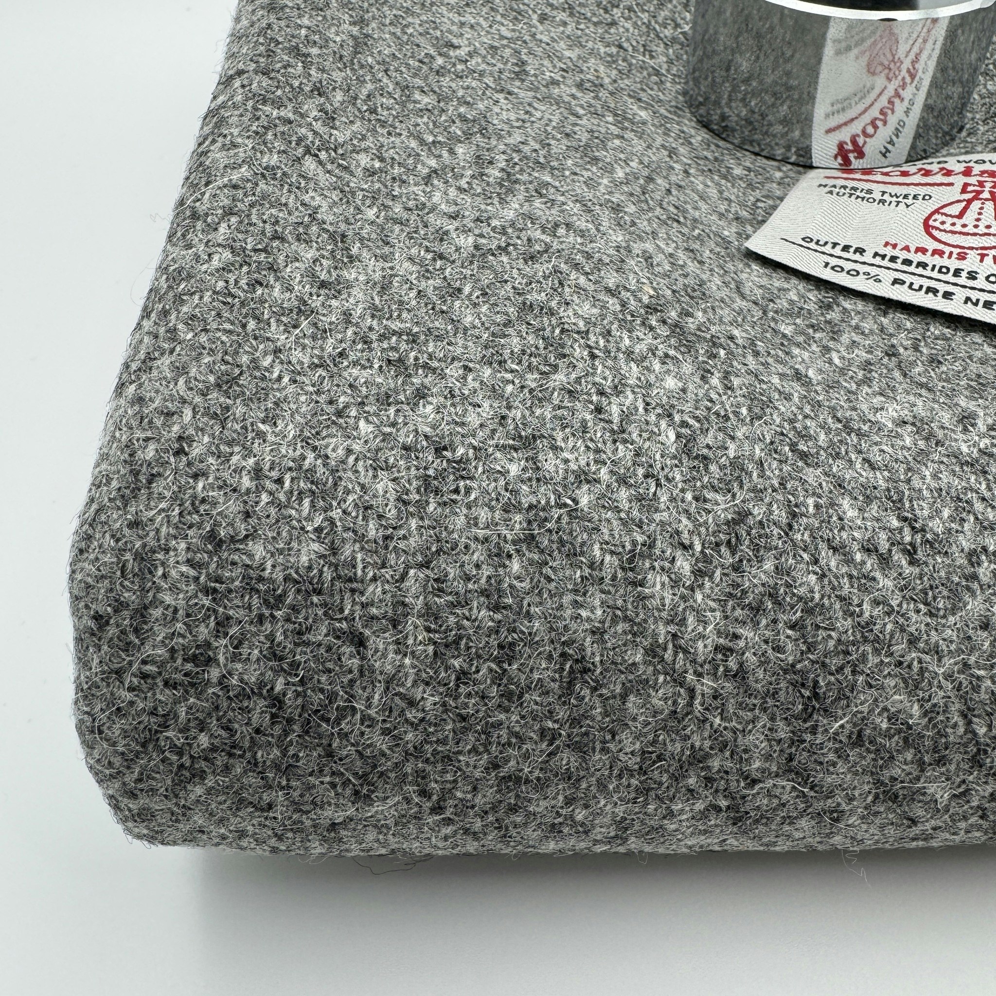 Ull Harris Tweed Grå fiskben