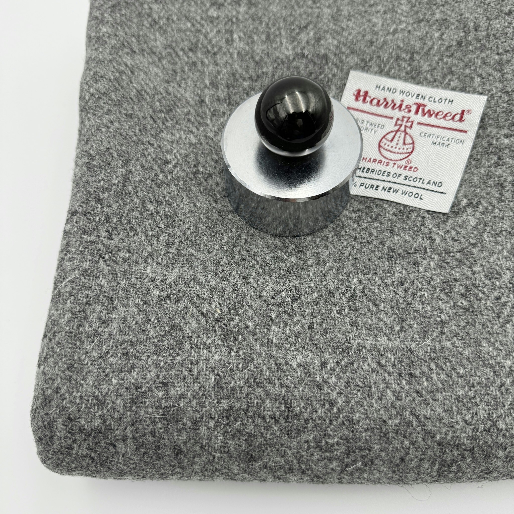 Ull Harris Tweed Grå fiskben