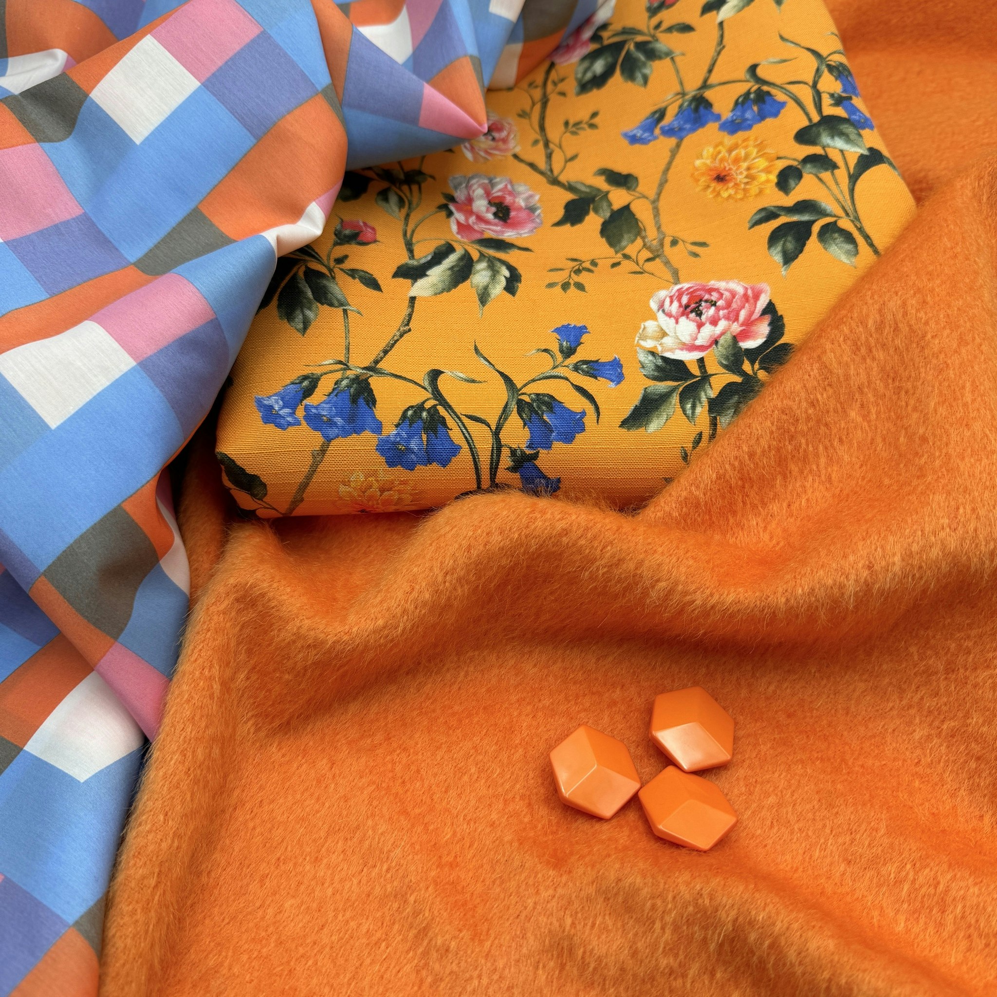 Alpacka/ull orange päls