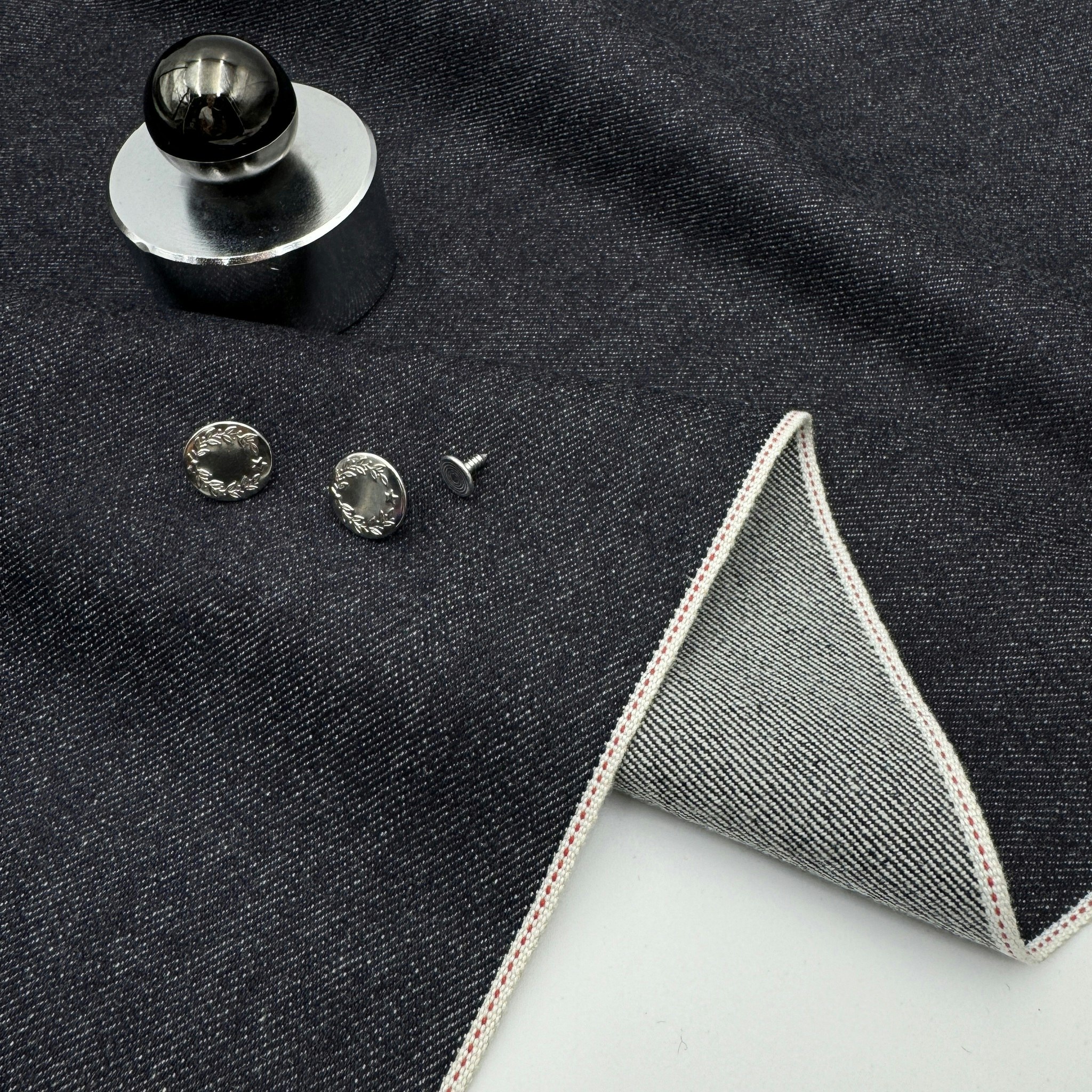 Ull/bomull japansk selvedge denim