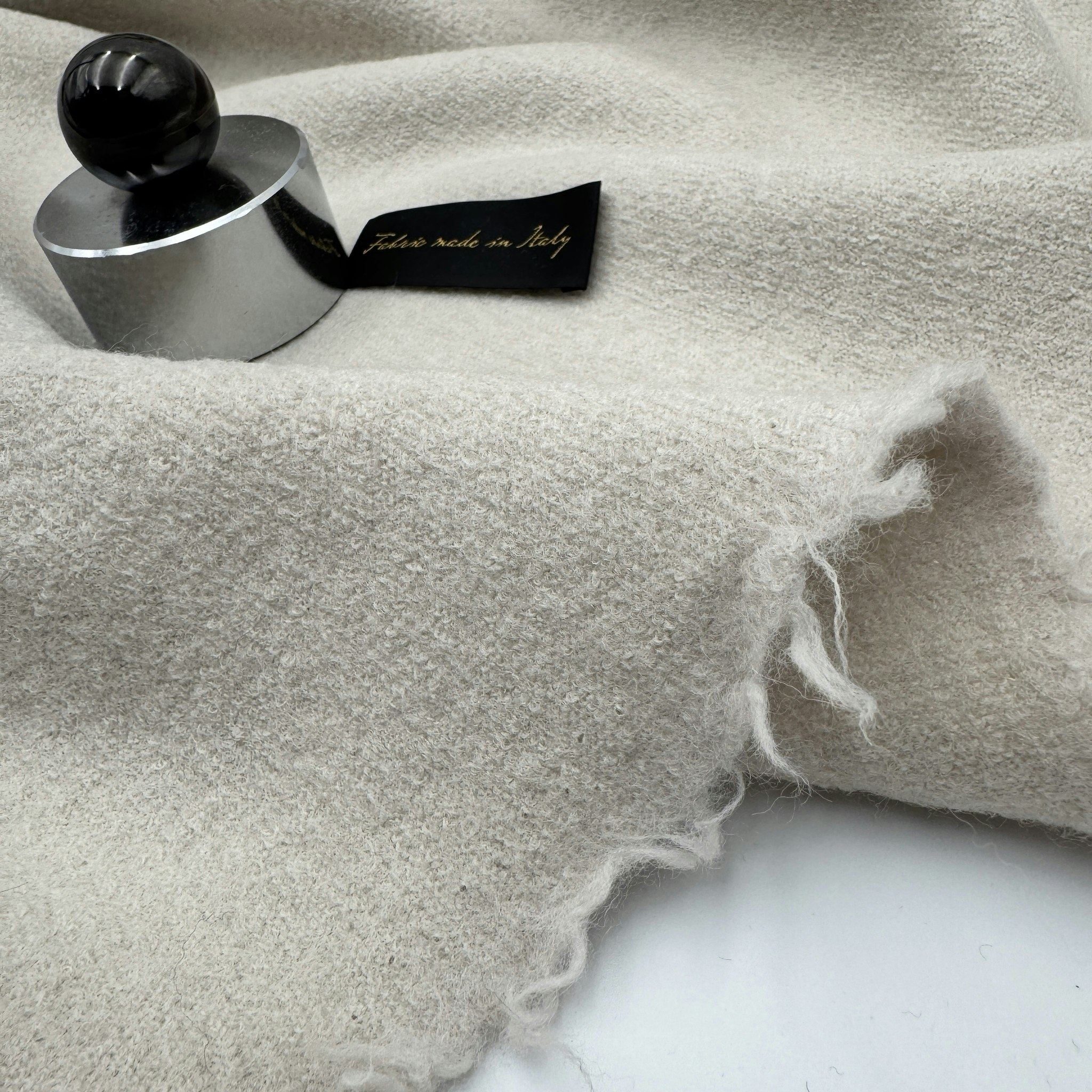 Ullfrotté ljusbeige