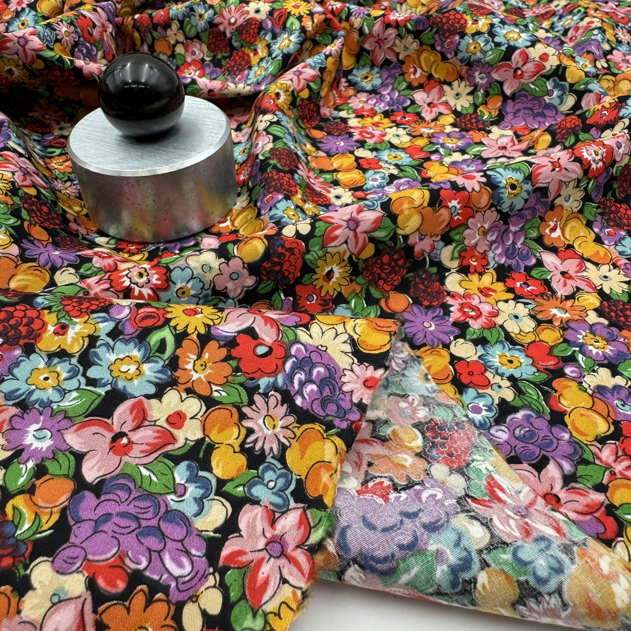 Bomull blommig Oscar de la R