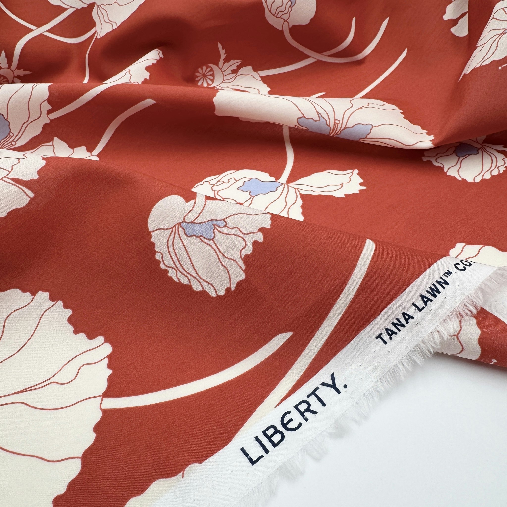 Liberty Tana lawn - Fragile blooms rost