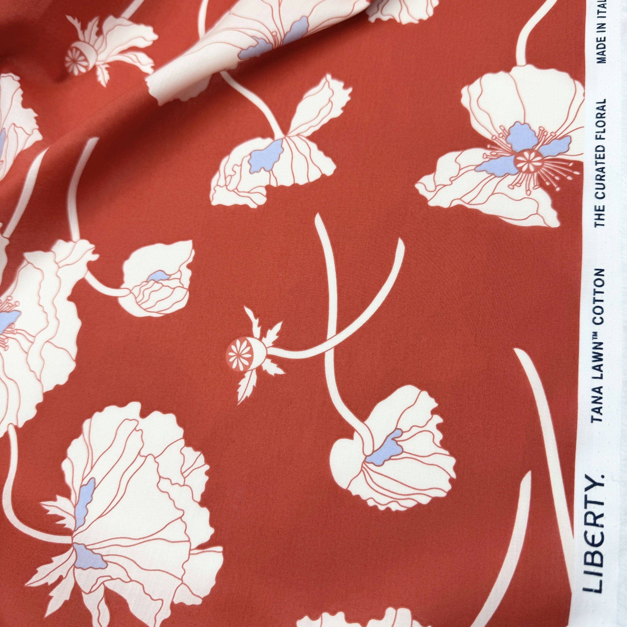 Liberty Tana lawn - Fragile blooms rost