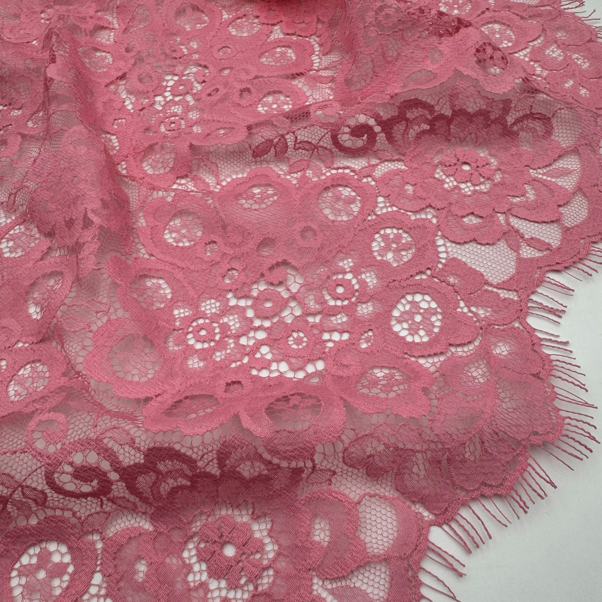 3m bomullsspets rosa Valentin*