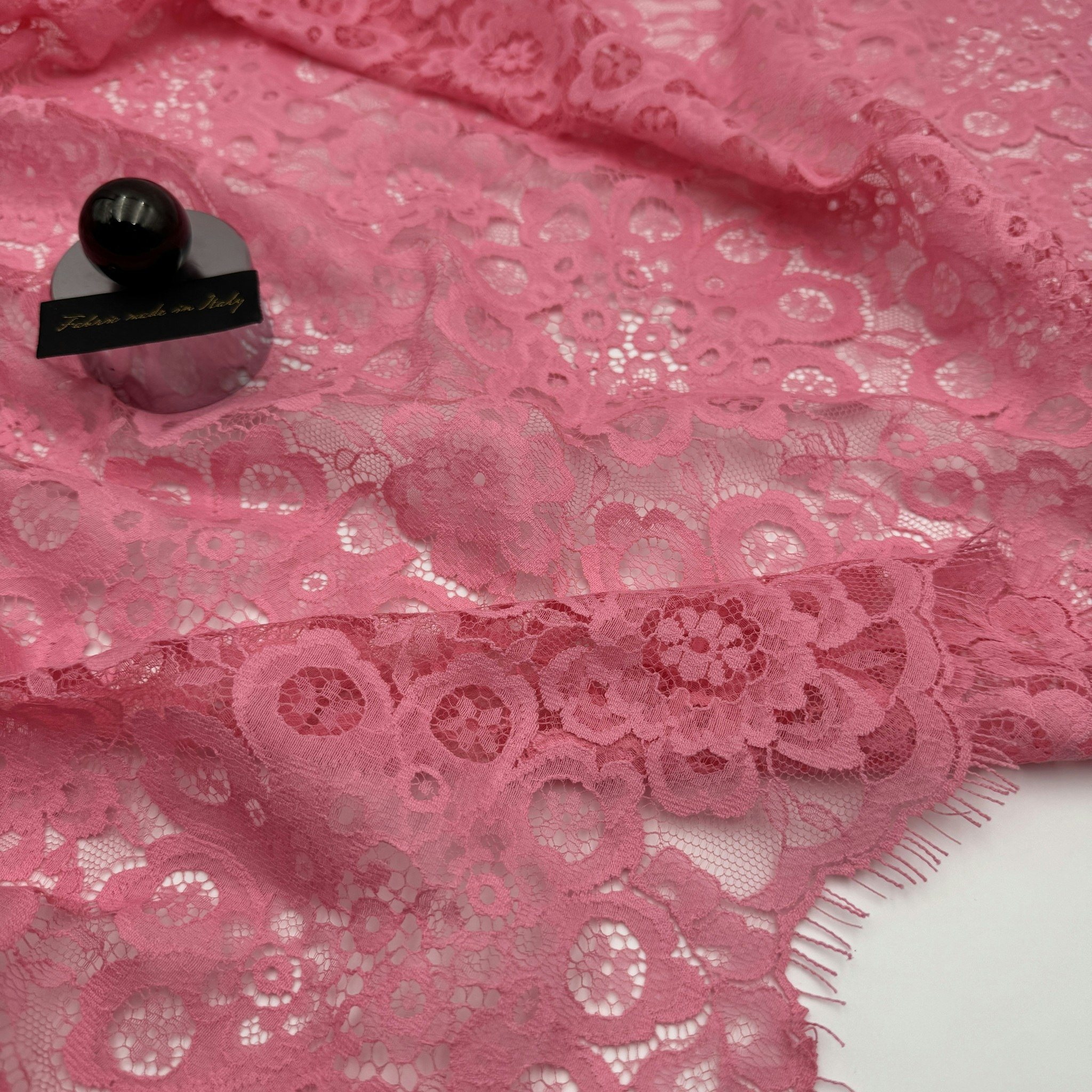 3m bomullsspets rosa Valentin*