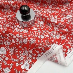 Liberty Tana Lawn - Summer blooms ljusröd
