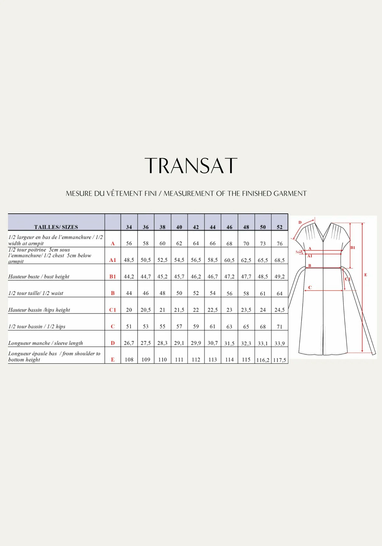 Transat dress