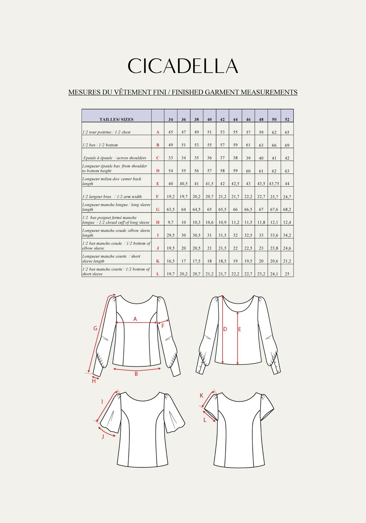 Cicadella blouse