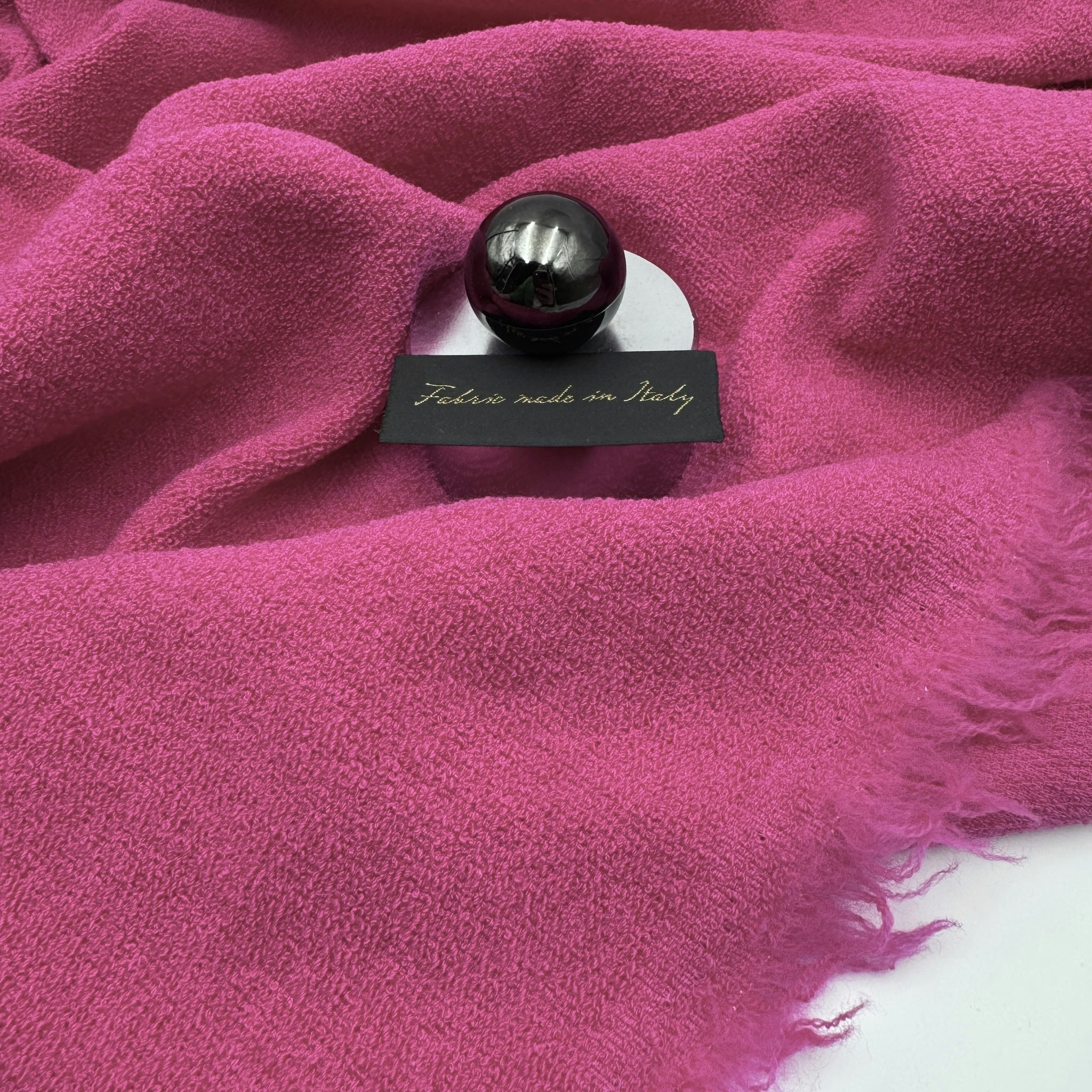 Ullchanel vävd frotté cerise