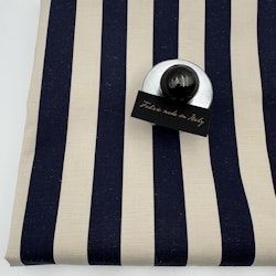 Bomull/siden marin/beige bredrand Gucc*