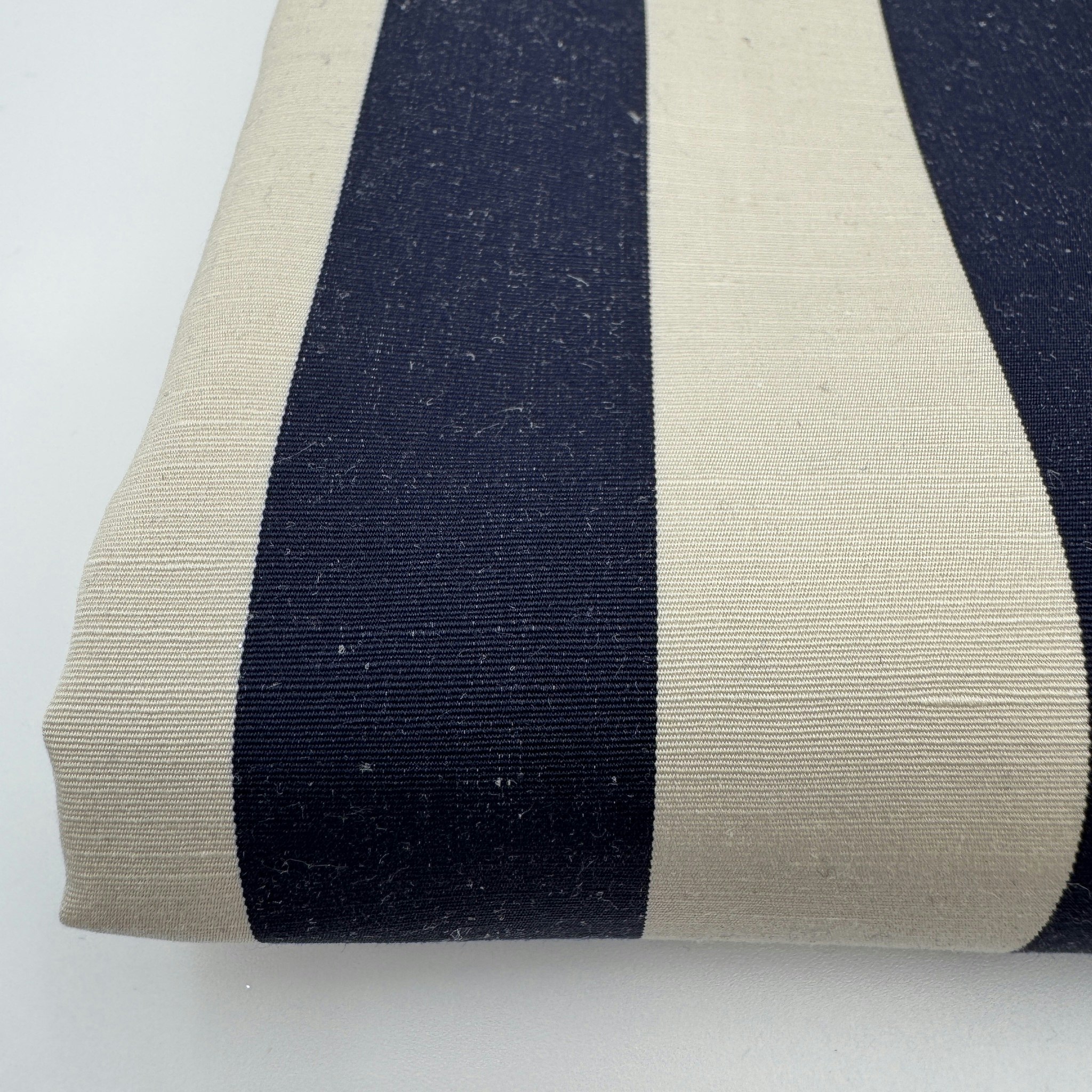 Bomull/siden marin/beige bredrand Gucc*