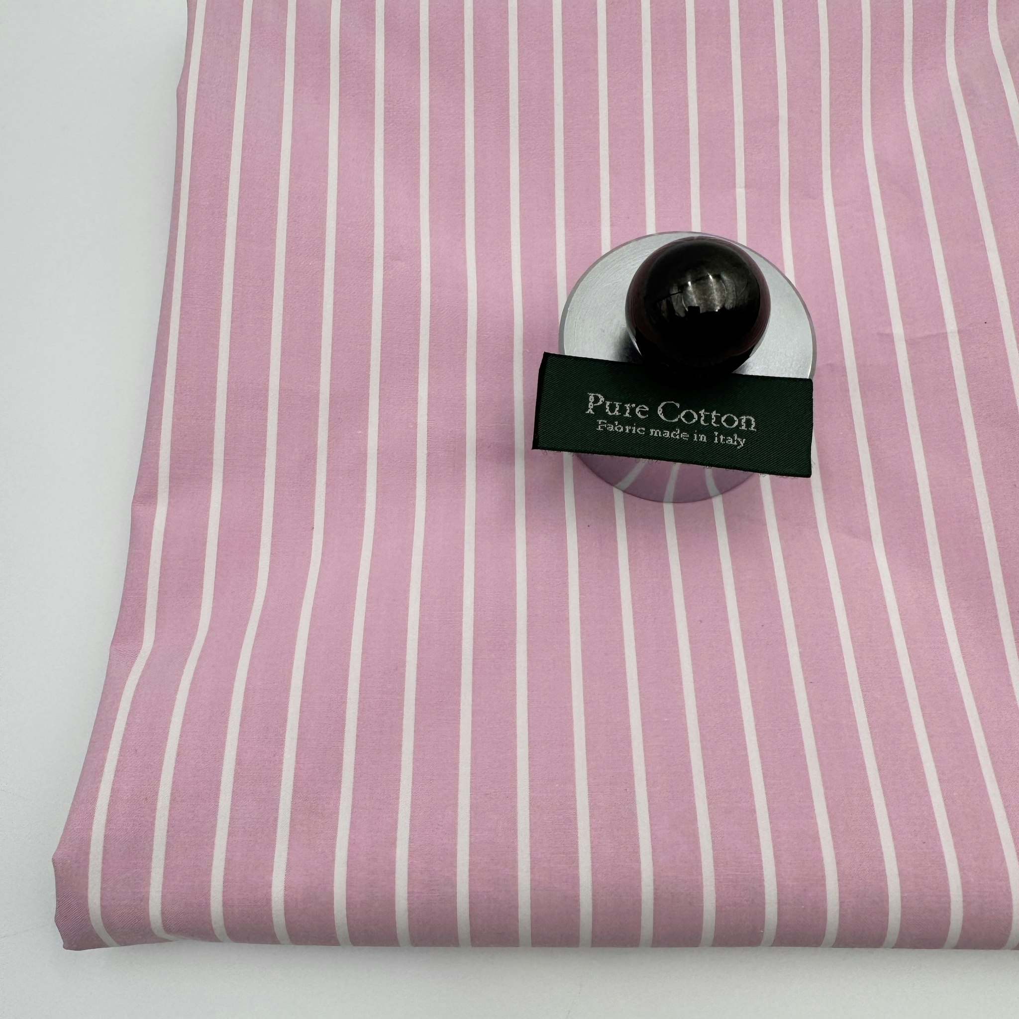 Kraftigare poplin rosa/vit Balenciag*