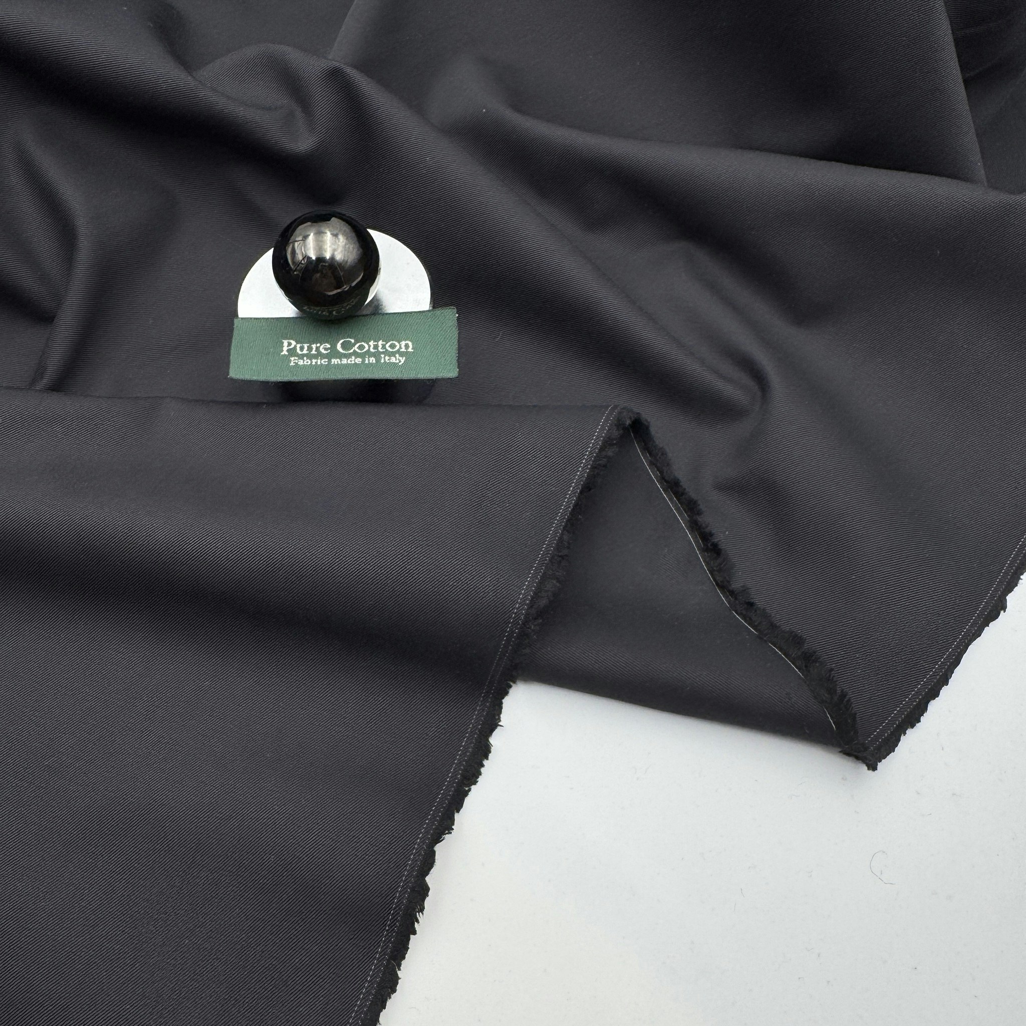 Bomull svart trench/chinos Dio*