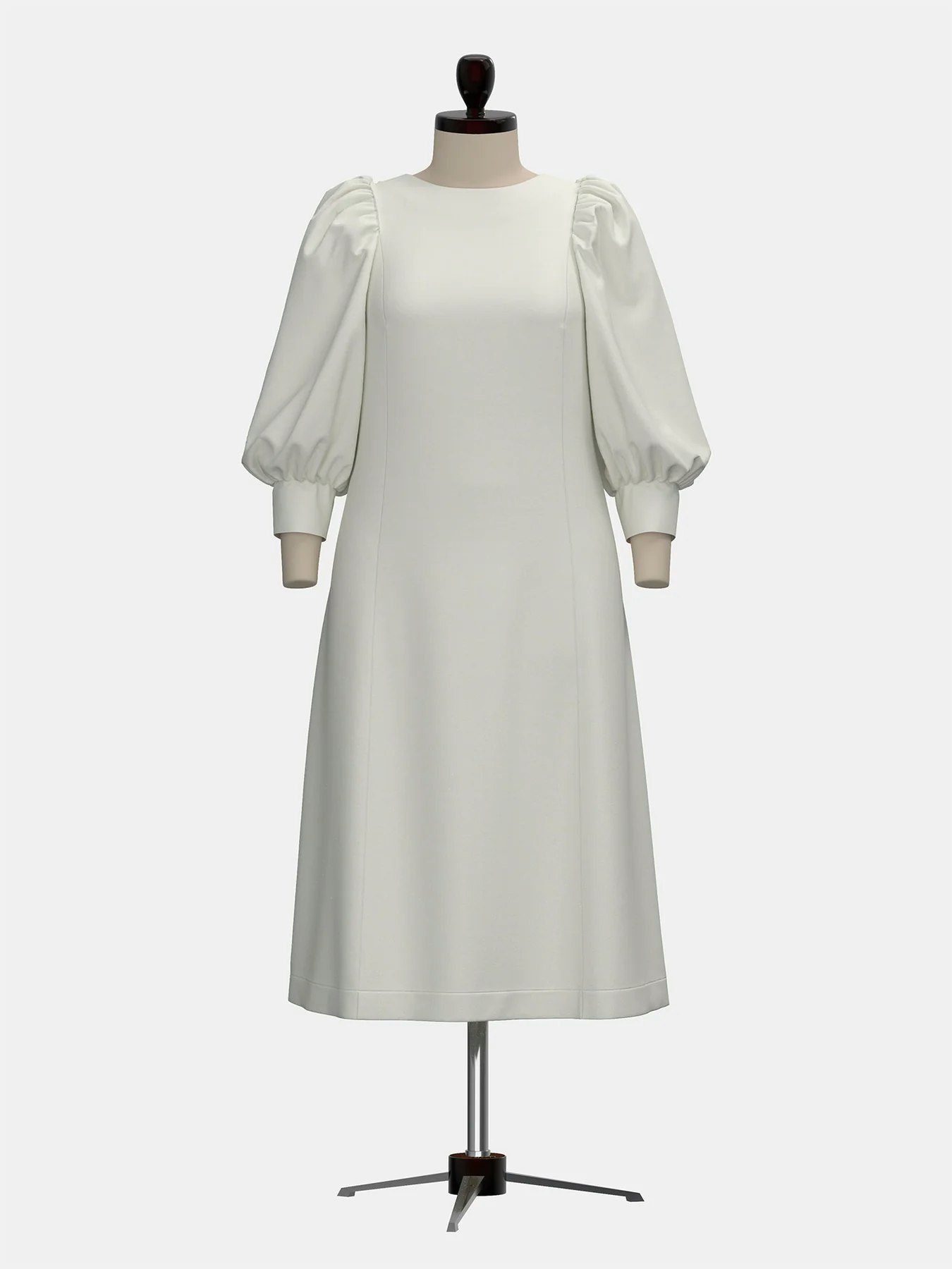 Flutter sleeve dress XS-3XL