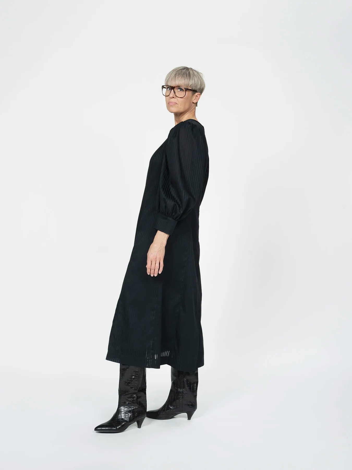 Flutter sleeve dress XS-3XL