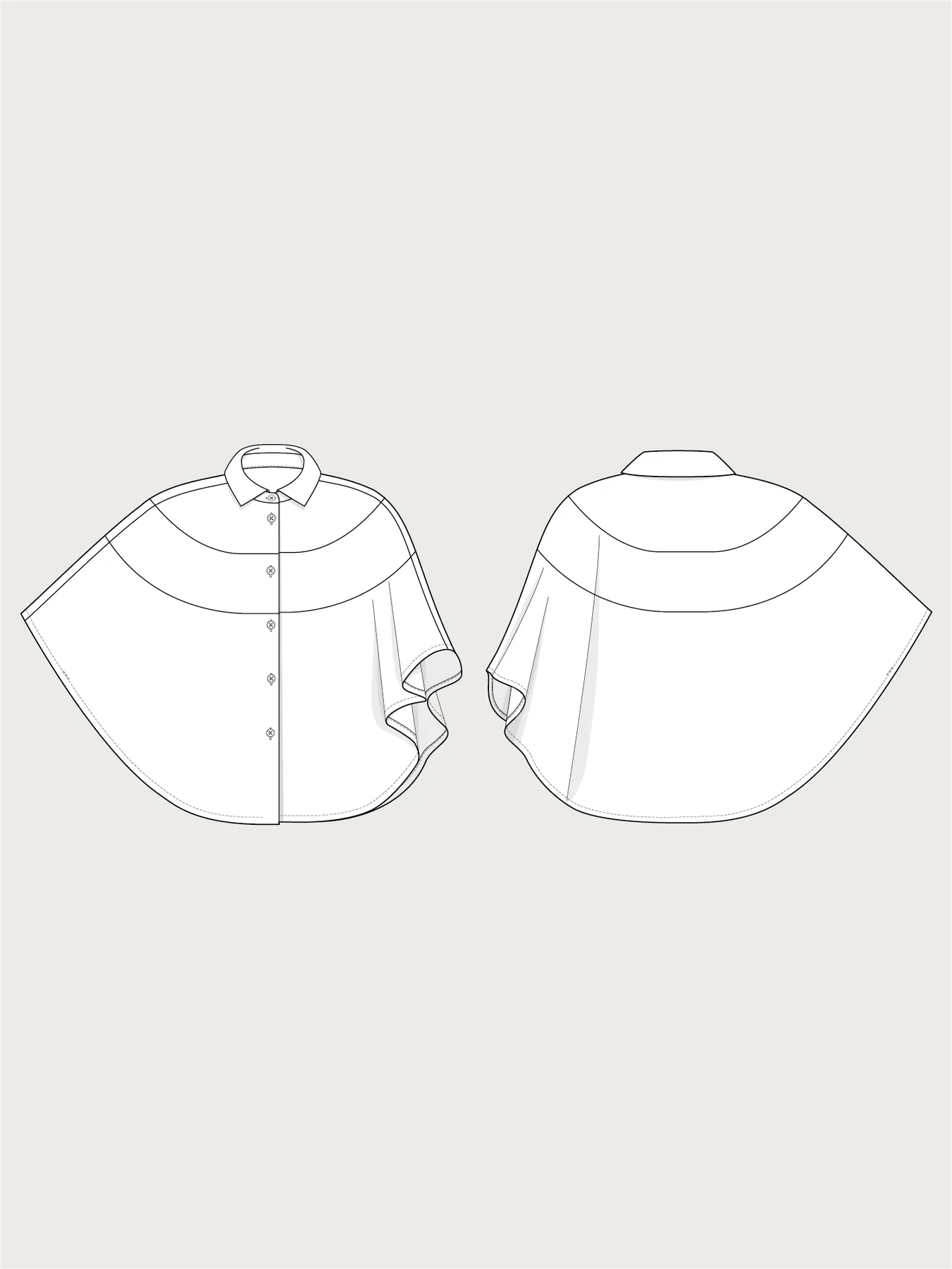 Poncho Shirt (XS-3XL)