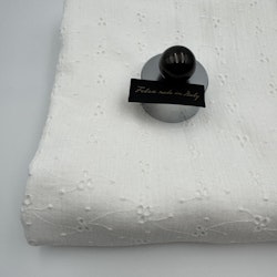 Bomullsmuslin brodyr vit