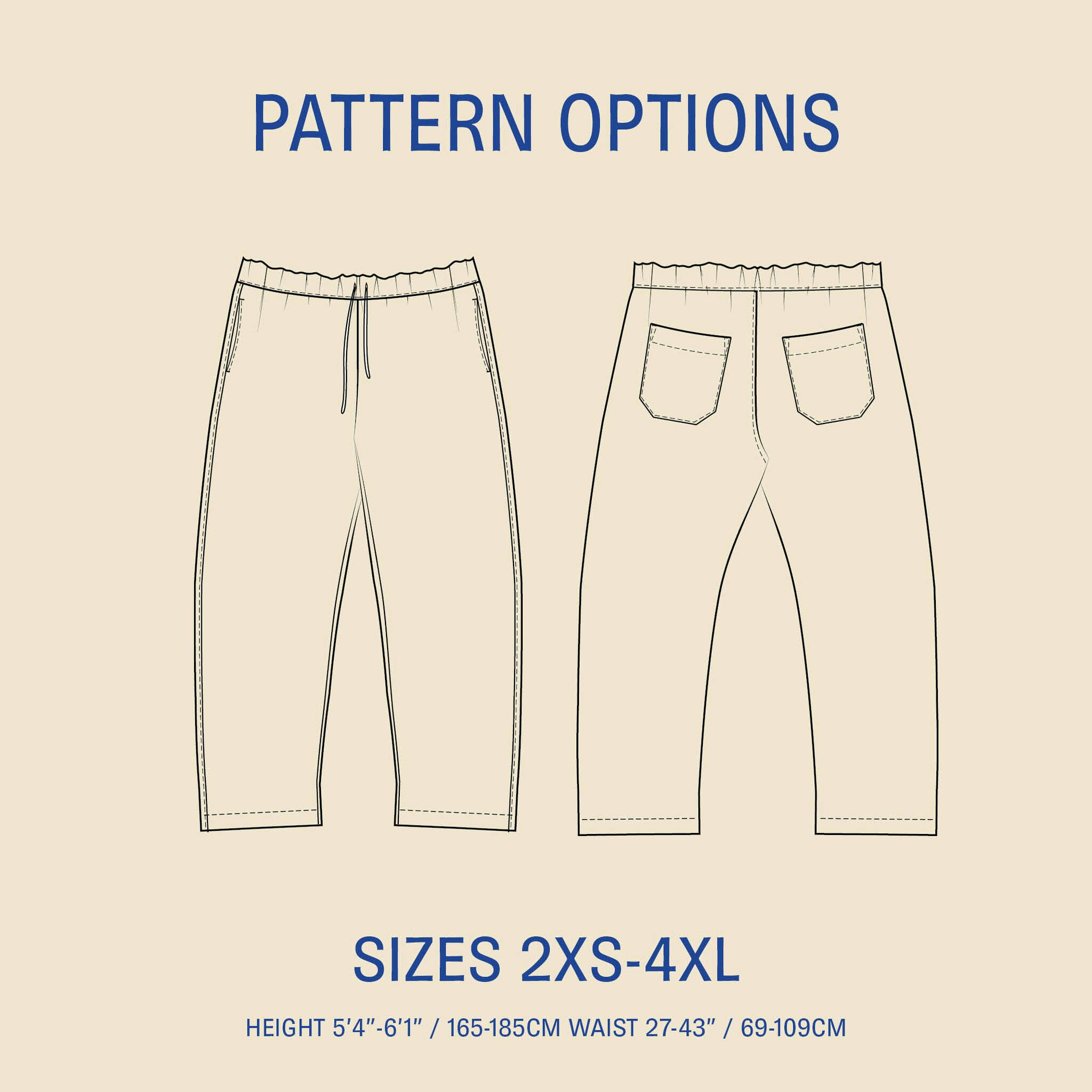 Unisex Volume Pants