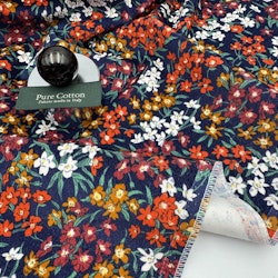 Libertysammet marin blommig