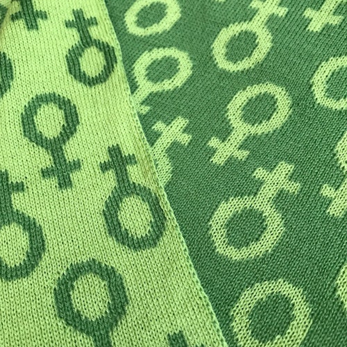 Feministull - ärtgrön / vårgrön
