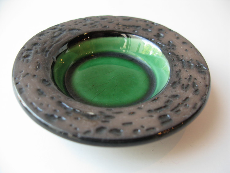 Green ashtray 6048B