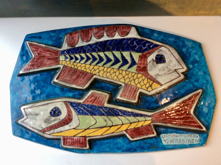 Fishes wall plate 6020