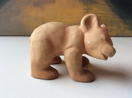 Bear figure 2 unglazed