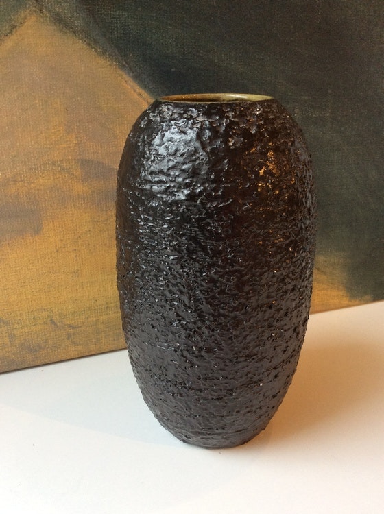 Black Plan vase 2286