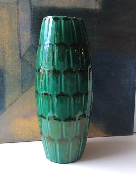Dark green Capri floor vase 36