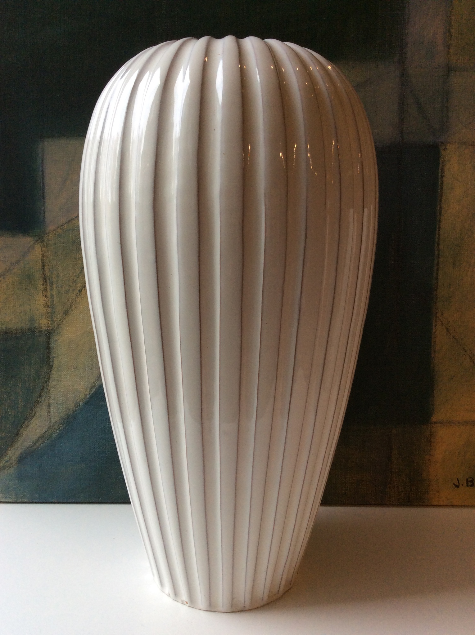 White floor vase 14