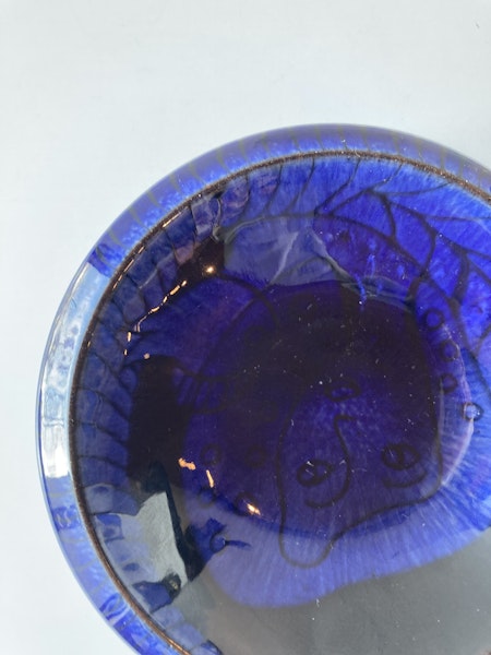 Athene blue bowl 1036
