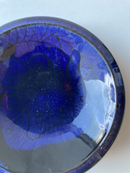 Athene blue bowl 1036