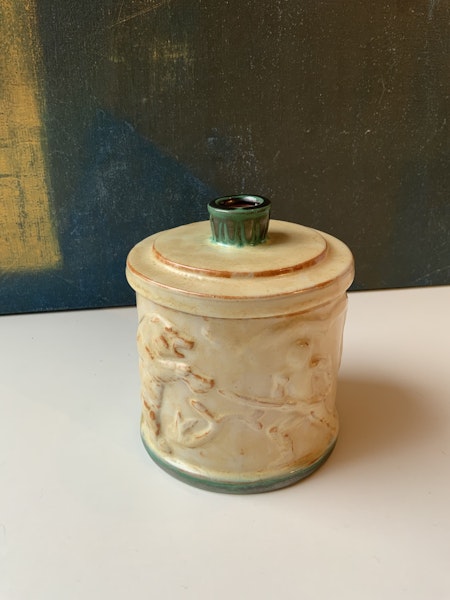 Luterkort tobacco jar 1