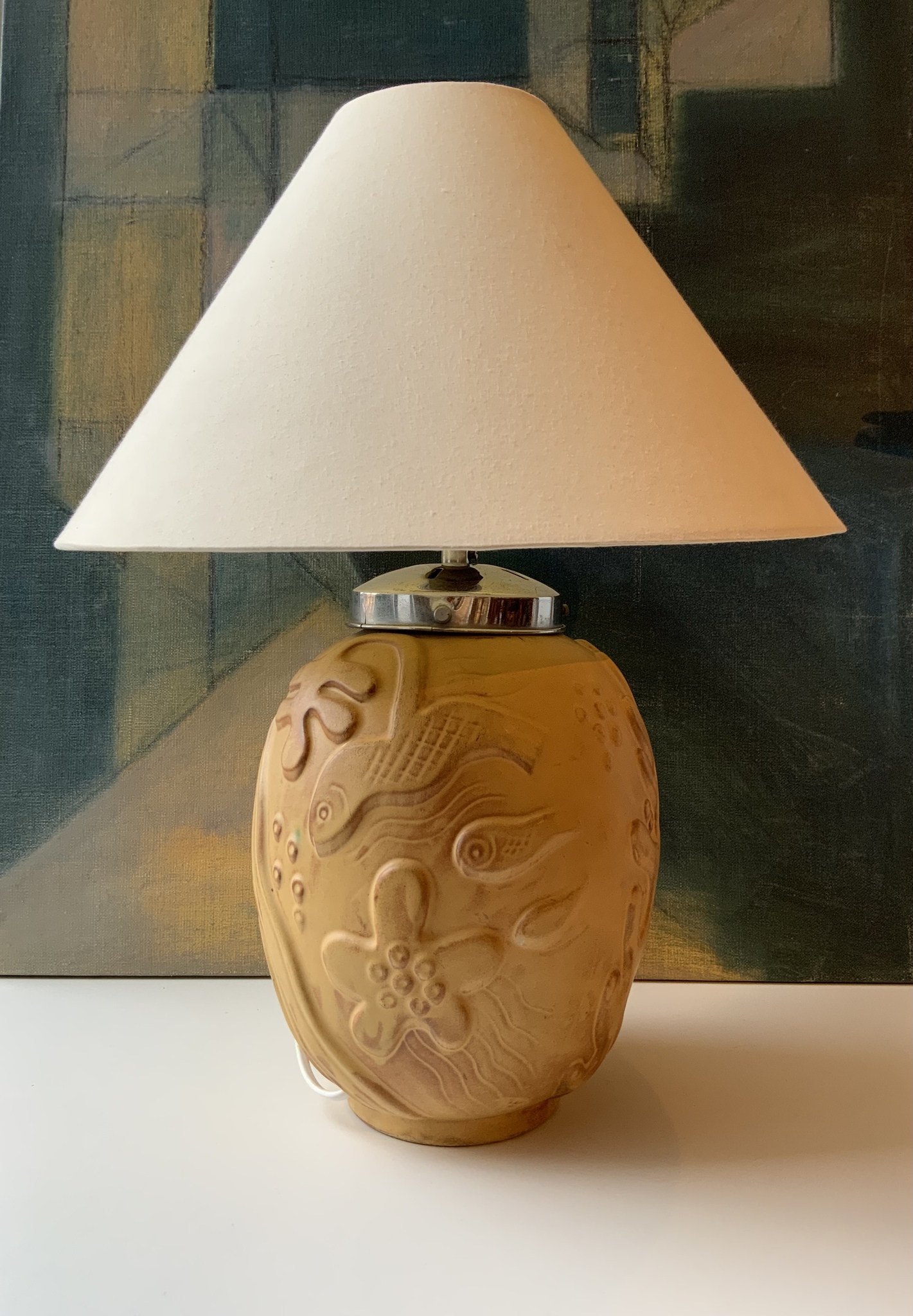 Table lamp from vase 221