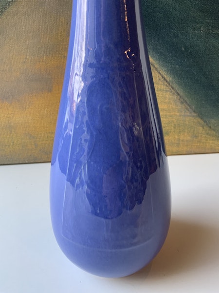 Percy blue vase