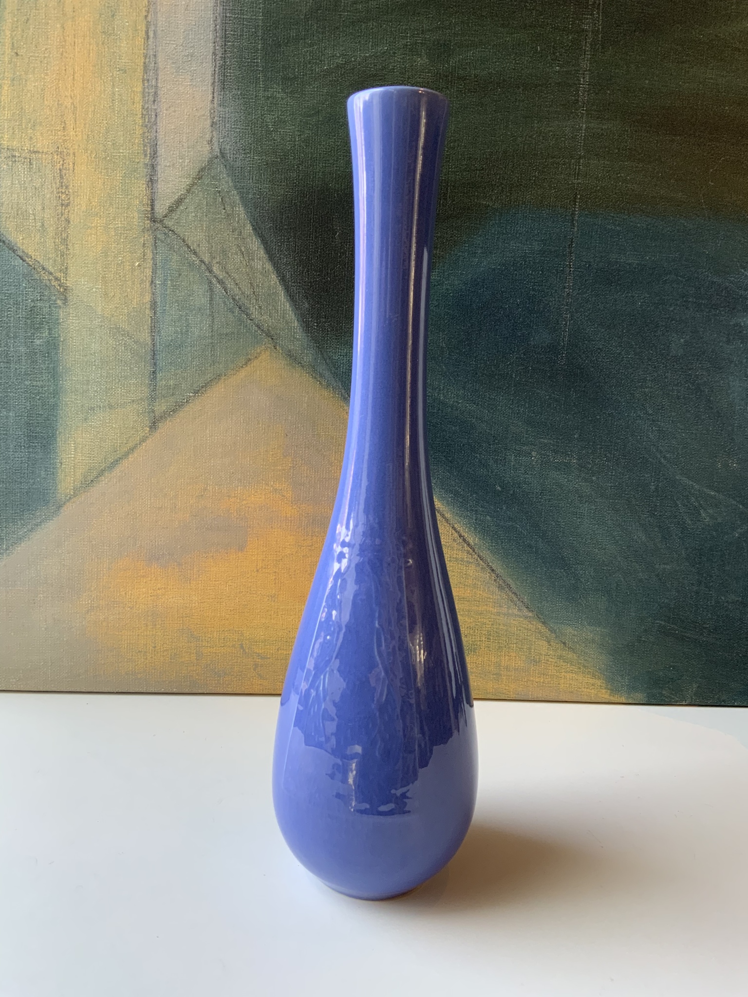 Percy blue vase