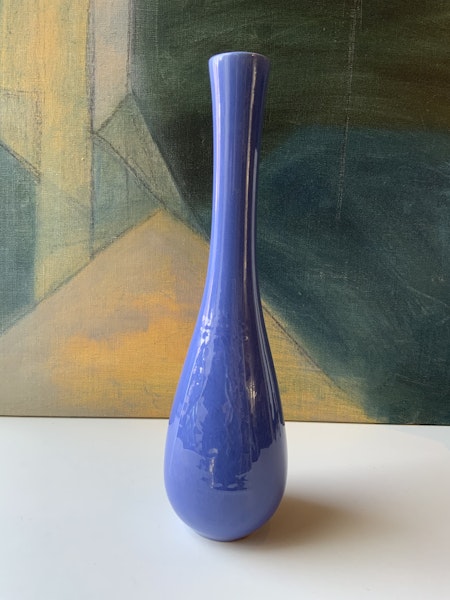 Percy blue vase